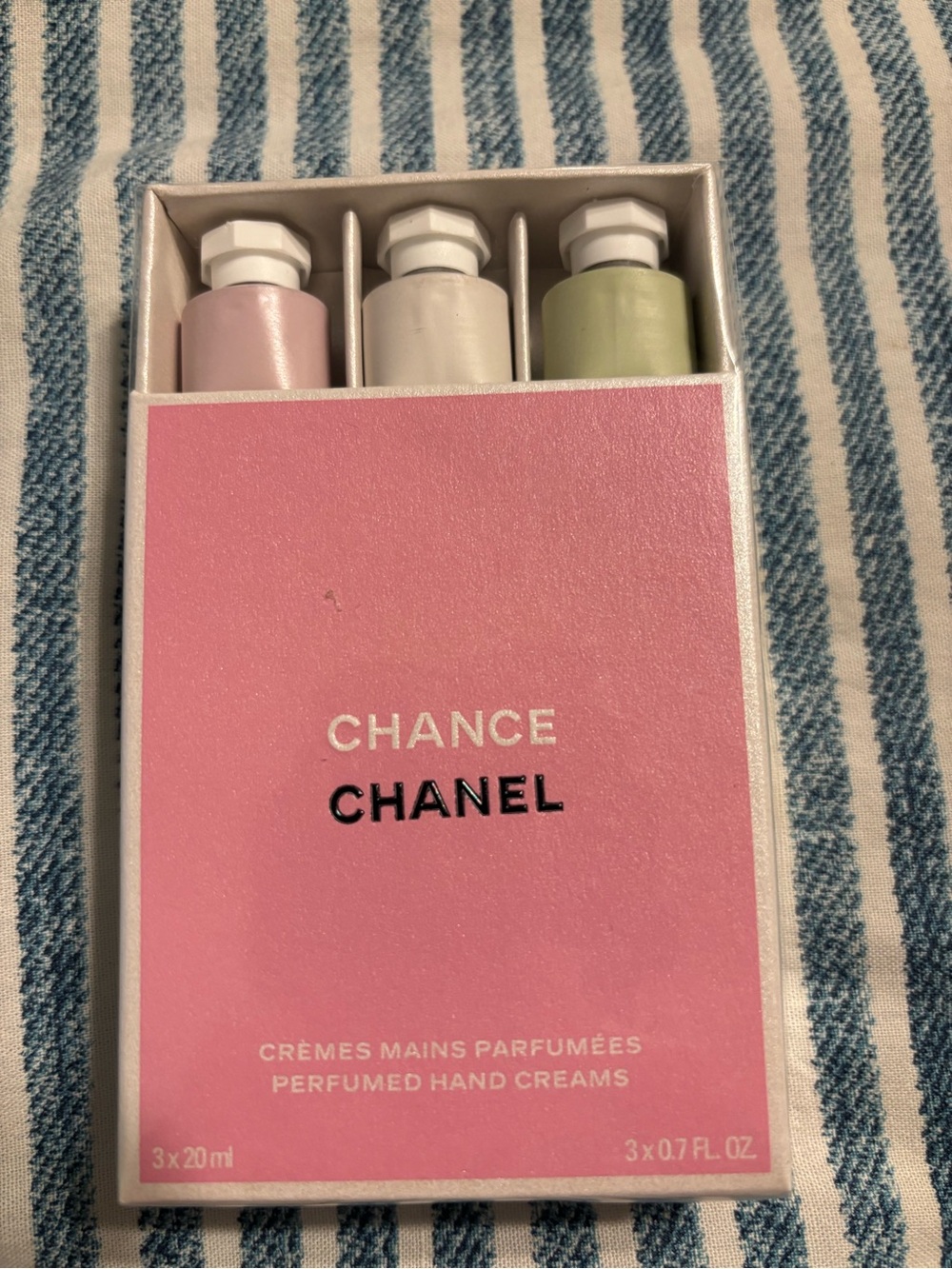 CHANEL Chance Limited Edition 3 pc hand cream set